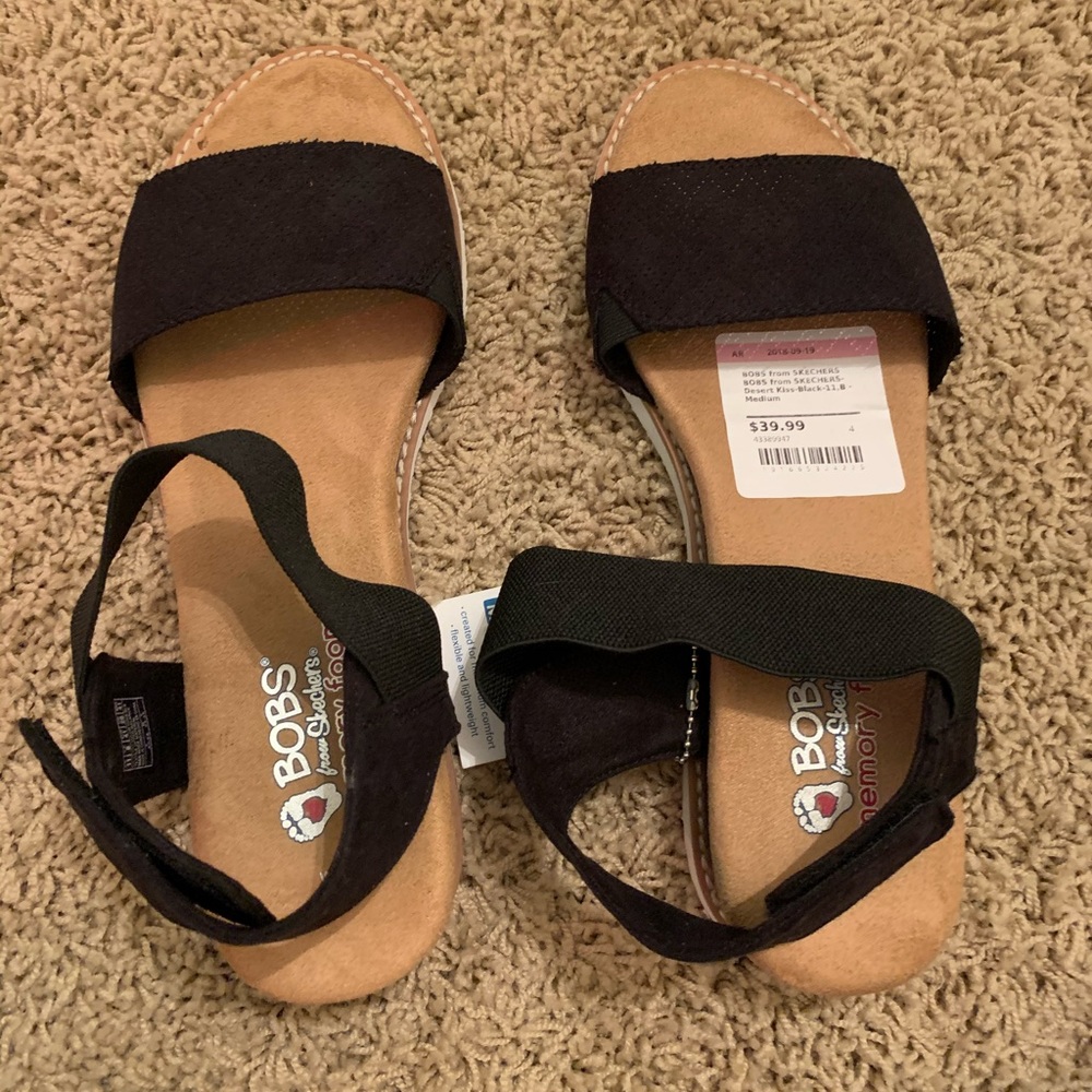 BOBS strap velcro sandals